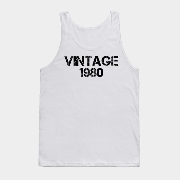 Vintage 1980 Tank Top by silentboy